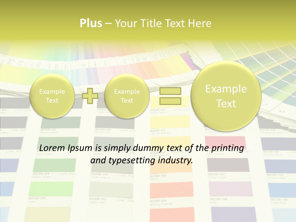 Cmyk Print Proof PowerPoint Template