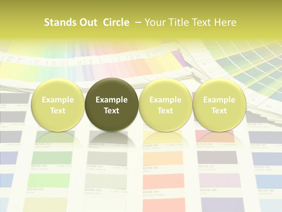 Cmyk Print Proof PowerPoint Template
