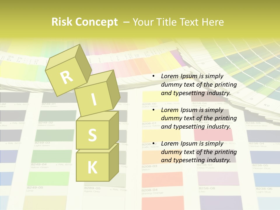 Cmyk Print Proof PowerPoint Template