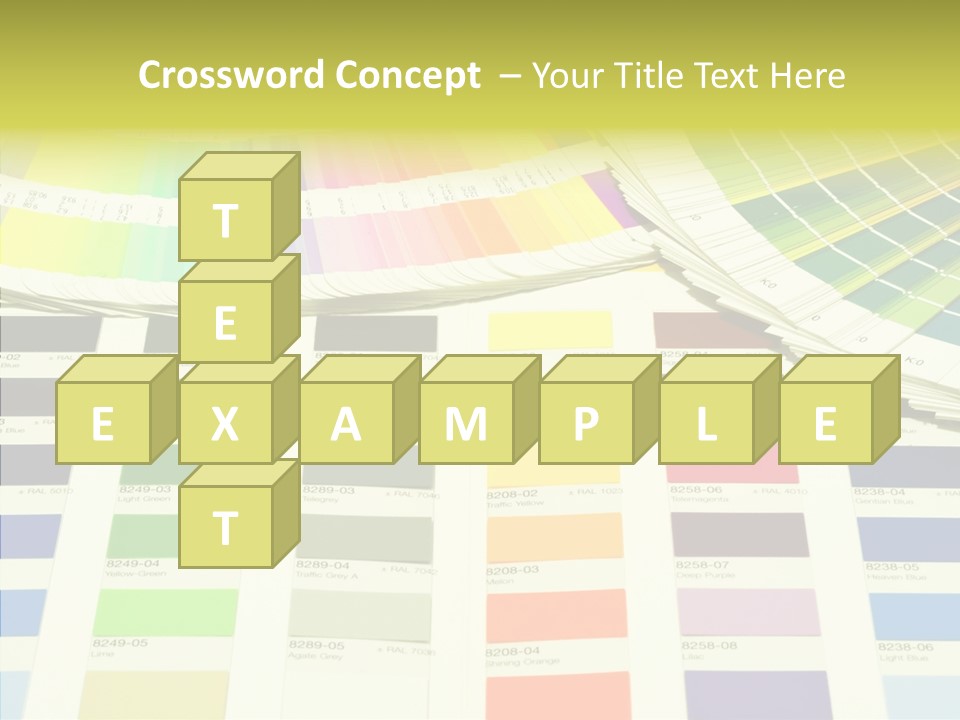 Cmyk Print Proof PowerPoint Template