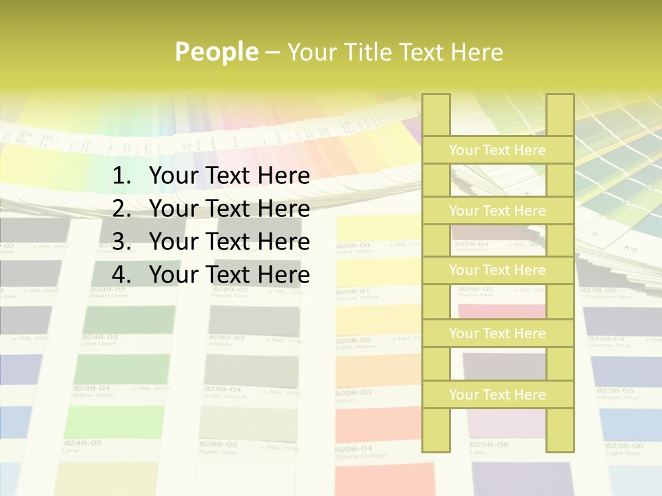 Cmyk Print Proof PowerPoint Template