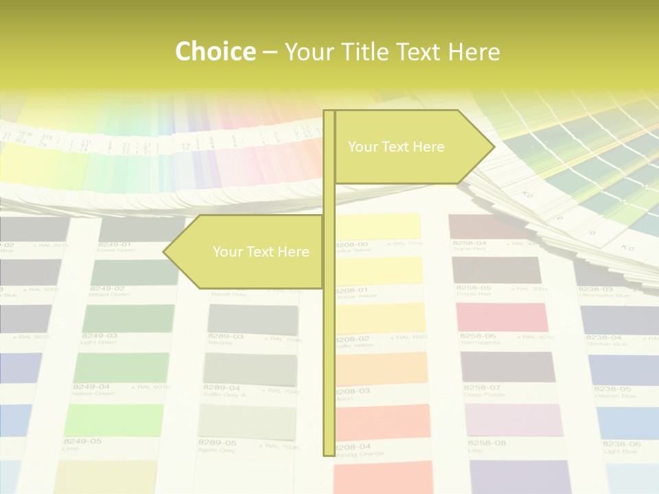 Cmyk Print Proof PowerPoint Template