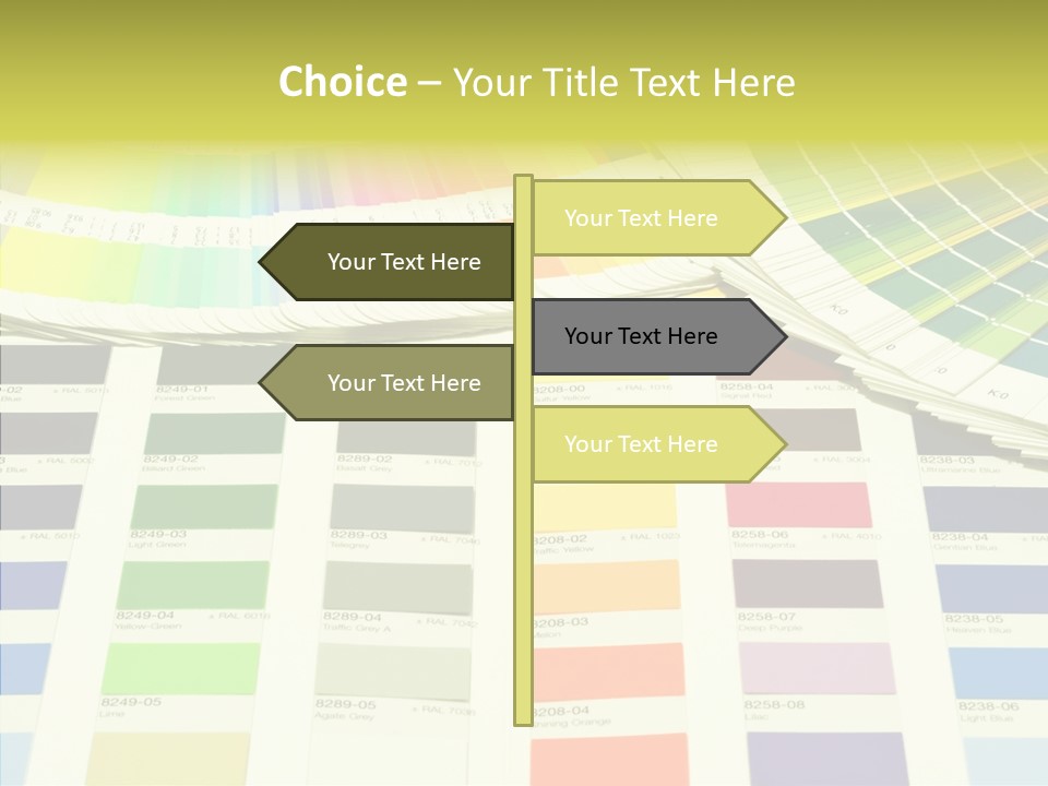 Cmyk Print Proof PowerPoint Template
