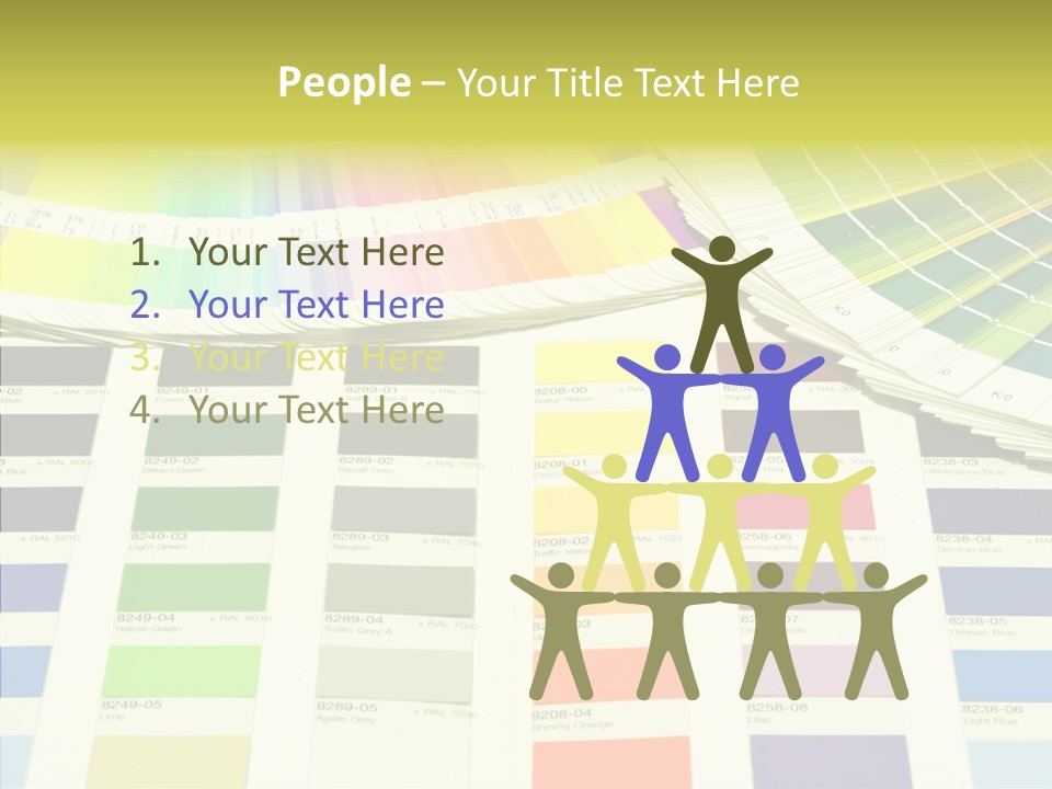 Cmyk Print Proof PowerPoint Template