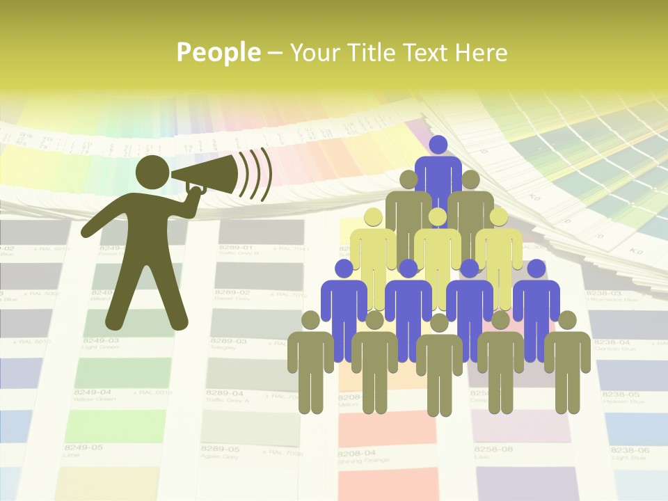 Cmyk Print Proof PowerPoint Template