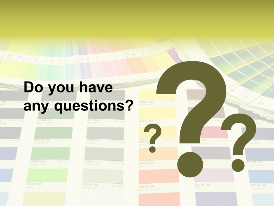 Cmyk Print Proof PowerPoint Template