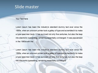 Compass Preliminary Construction PowerPoint Template