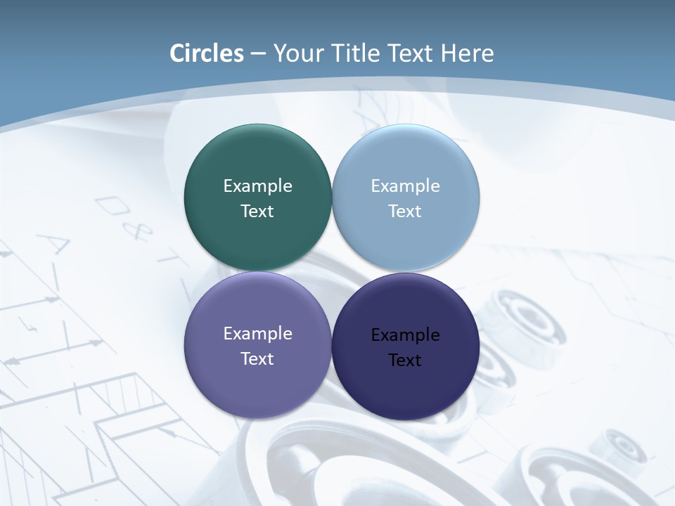 Compass Preliminary Construction PowerPoint Template