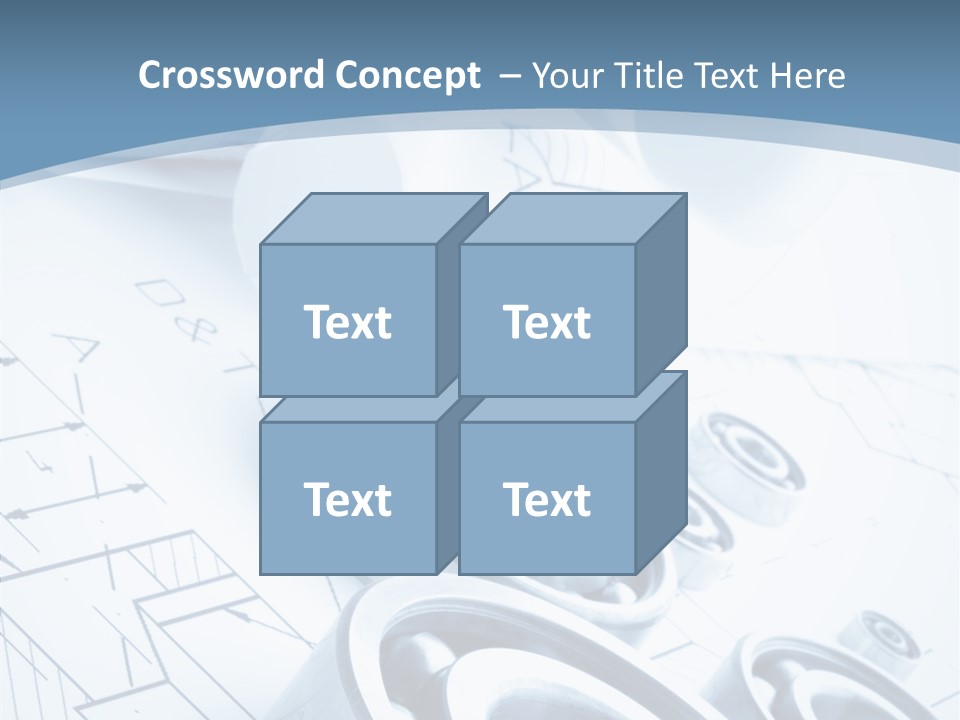 Compass Preliminary Construction PowerPoint Template