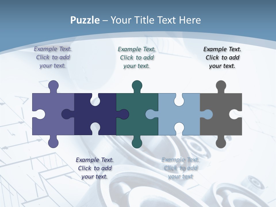 Compass Preliminary Construction PowerPoint Template