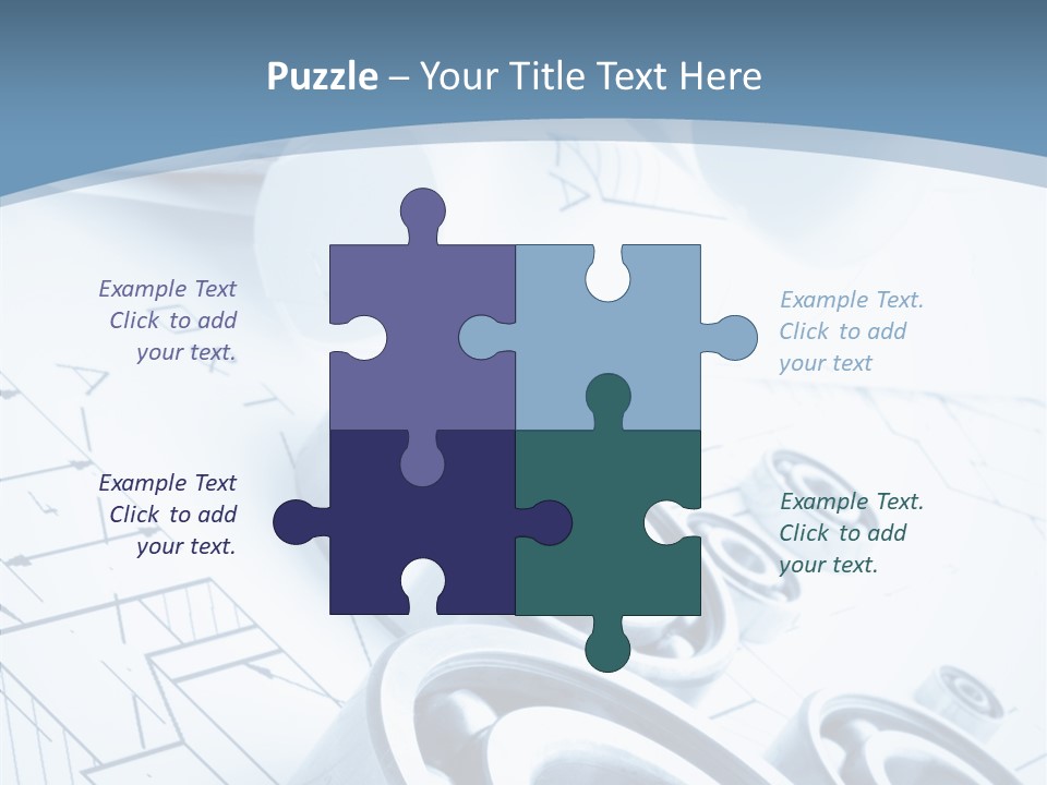 Compass Preliminary Construction PowerPoint Template