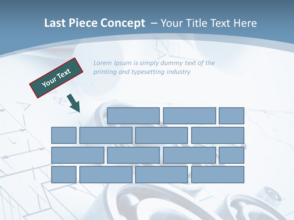 Compass Preliminary Construction PowerPoint Template