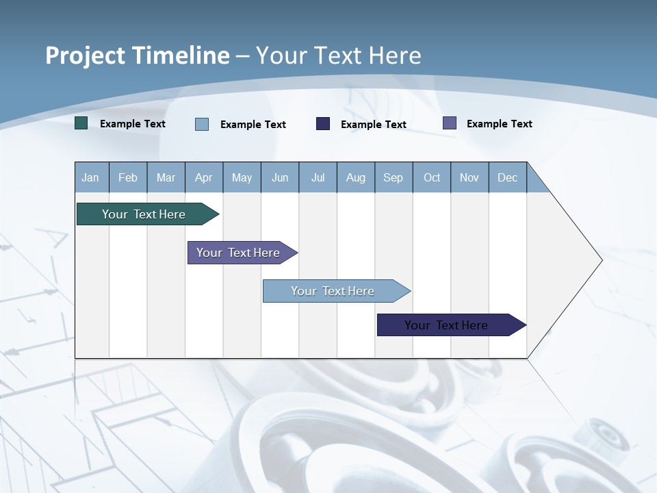 Compass Preliminary Construction PowerPoint Template
