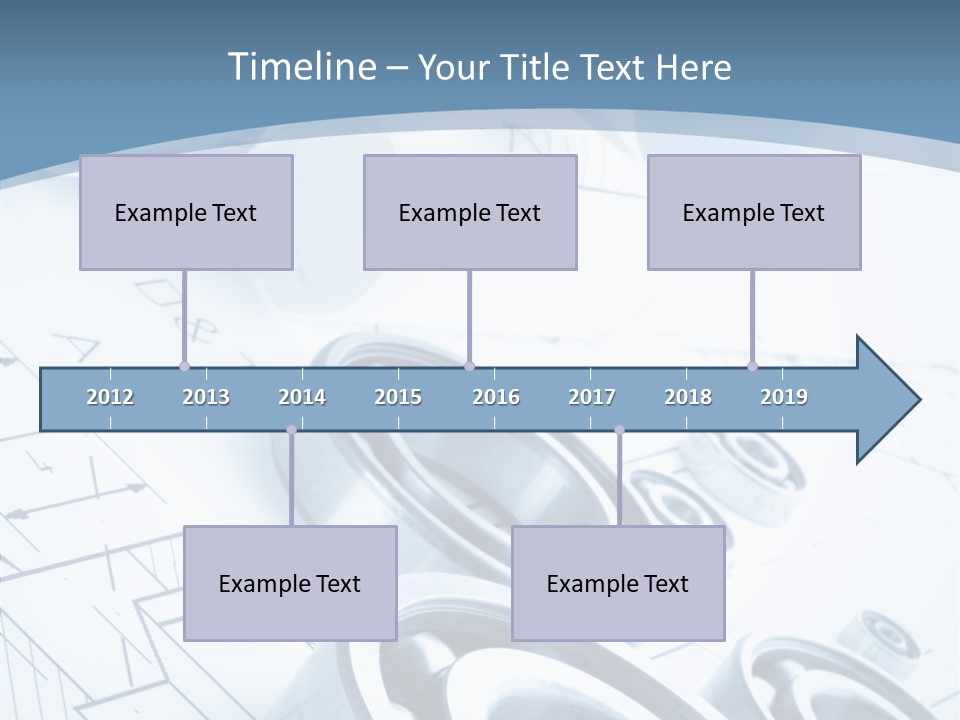 Compass Preliminary Construction PowerPoint Template