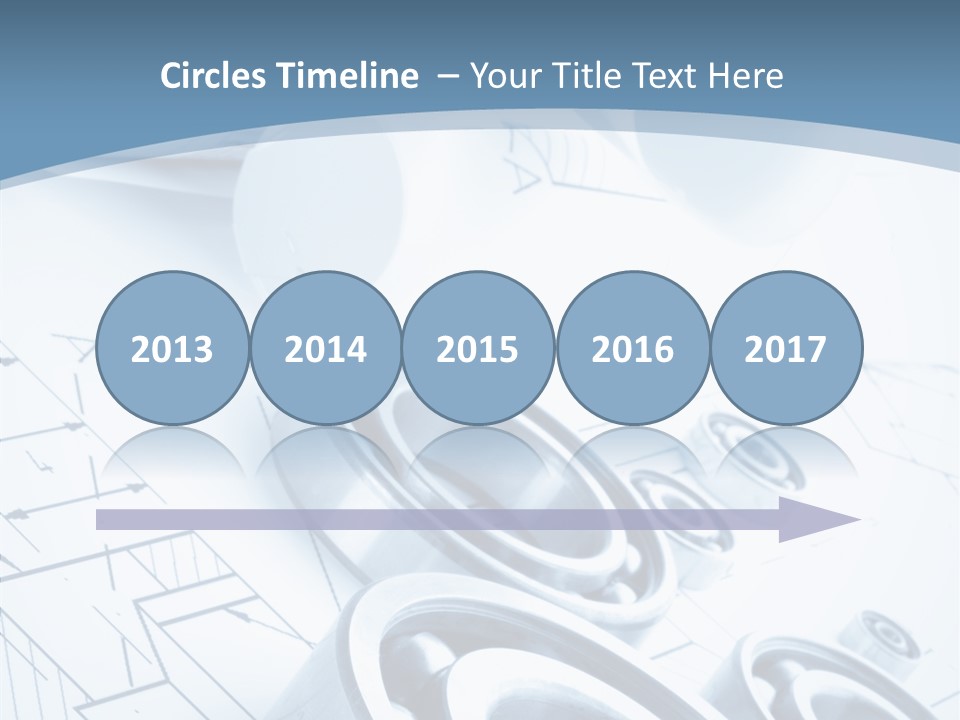 Compass Preliminary Construction PowerPoint Template