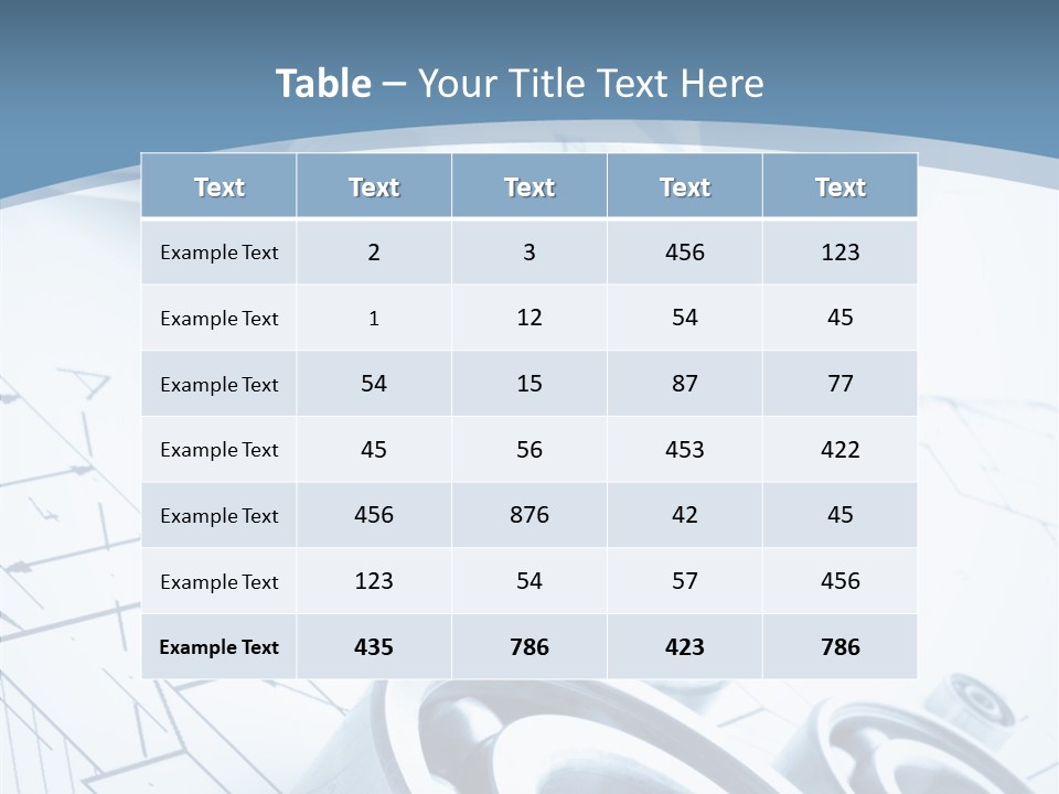 Compass Preliminary Construction PowerPoint Template
