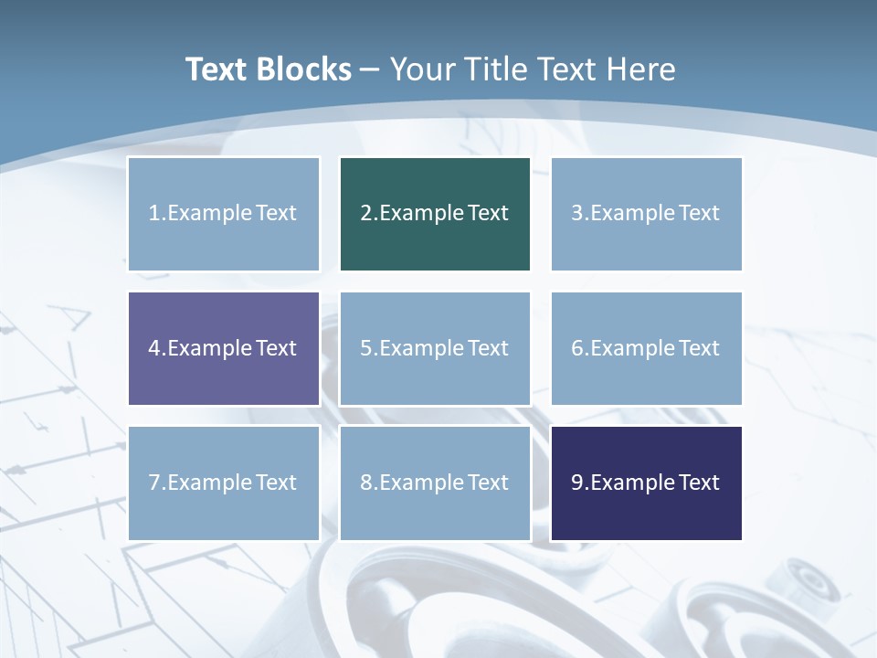 Compass Preliminary Construction PowerPoint Template