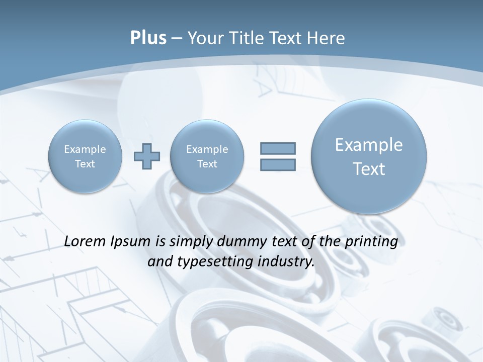 Compass Preliminary Construction PowerPoint Template