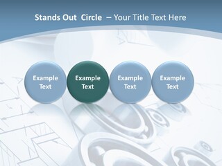 Compass Preliminary Construction PowerPoint Template