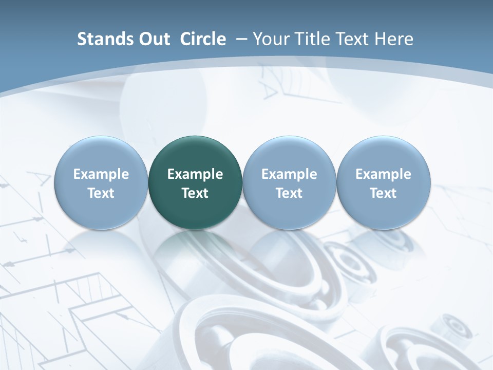 Compass Preliminary Construction PowerPoint Template