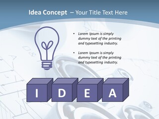 Compass Preliminary Construction PowerPoint Template