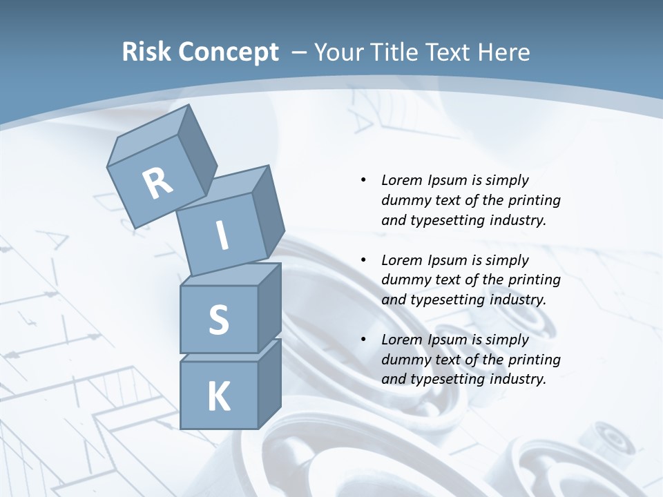 Compass Preliminary Construction PowerPoint Template