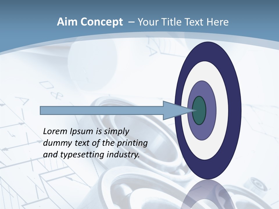 Compass Preliminary Construction PowerPoint Template