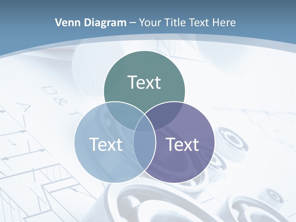 Compass Preliminary Construction PowerPoint Template