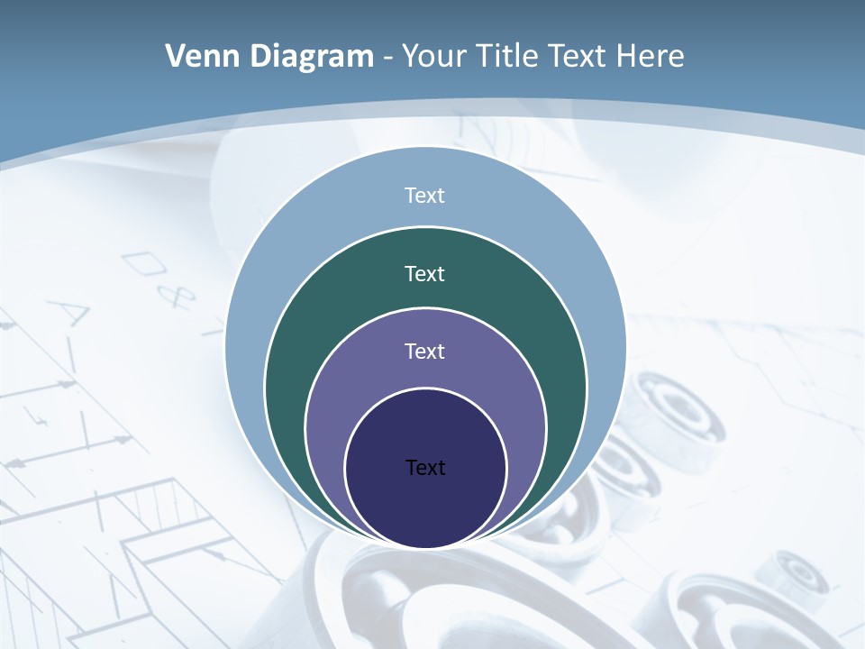 Compass Preliminary Construction PowerPoint Template