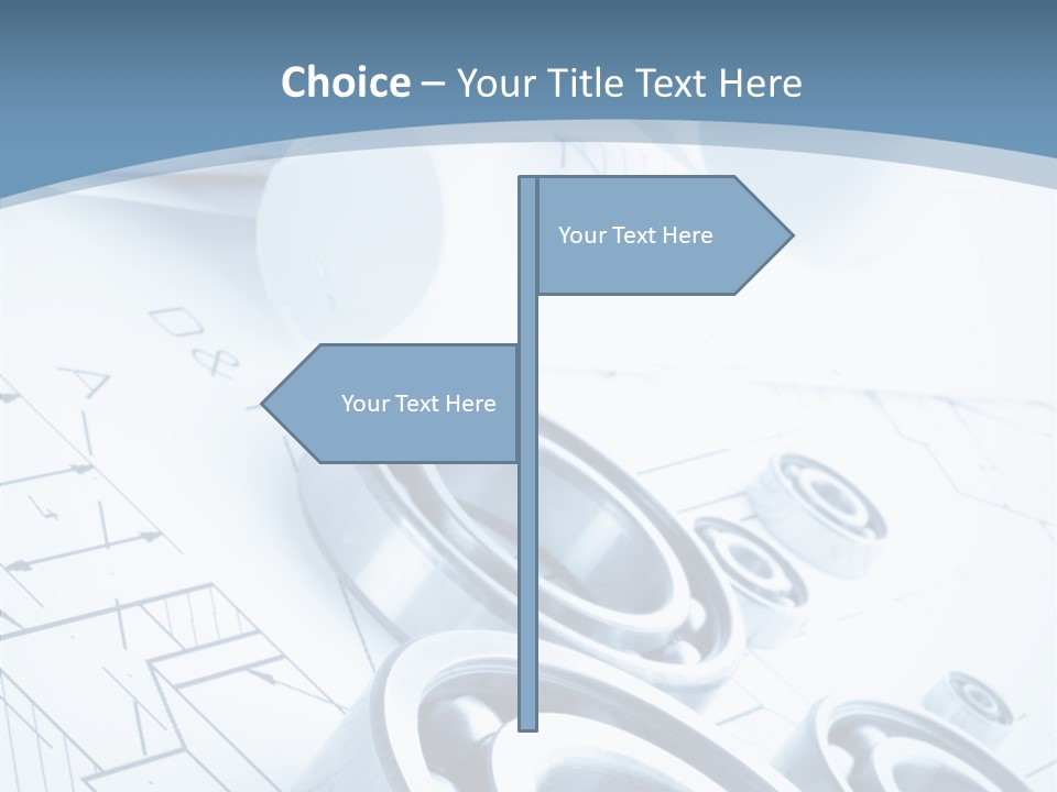 Compass Preliminary Construction PowerPoint Template
