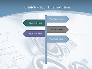 Compass Preliminary Construction PowerPoint Template