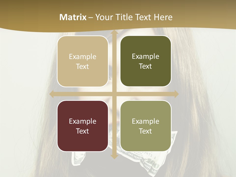 Young Beautiful Finance PowerPoint Template