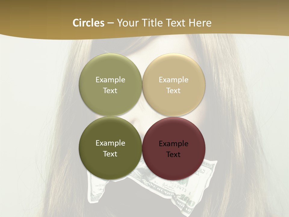 Young Beautiful Finance PowerPoint Template