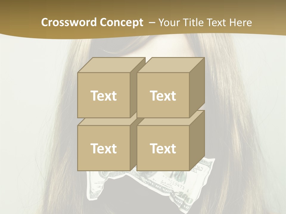Young Beautiful Finance PowerPoint Template