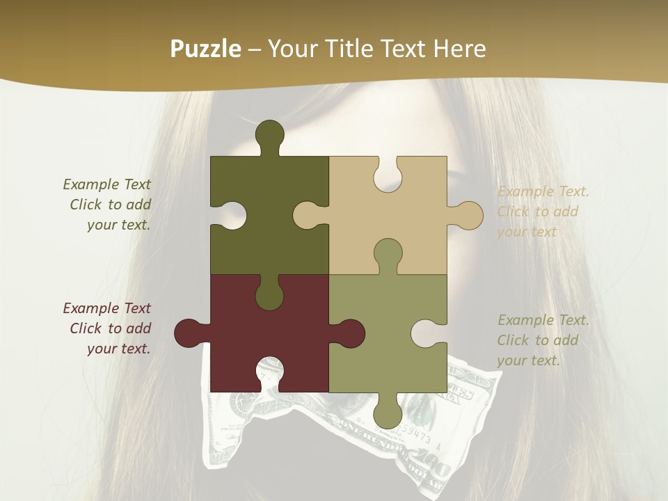 Young Beautiful Finance PowerPoint Template