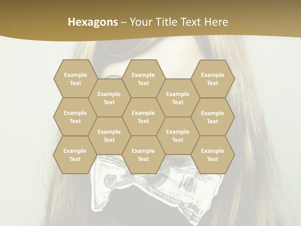 Young Beautiful Finance PowerPoint Template