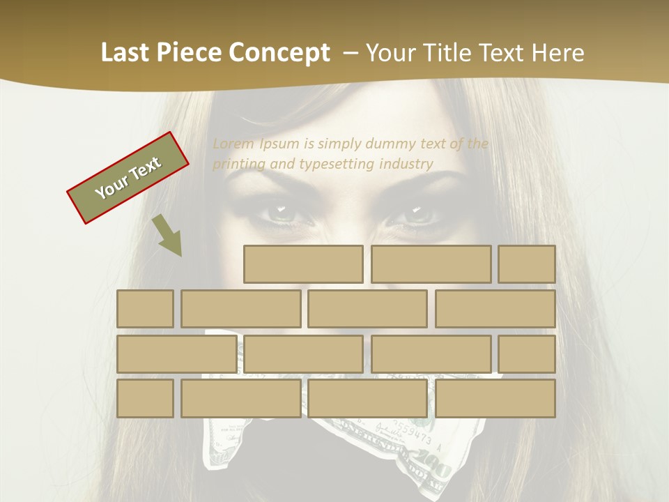 Young Beautiful Finance PowerPoint Template