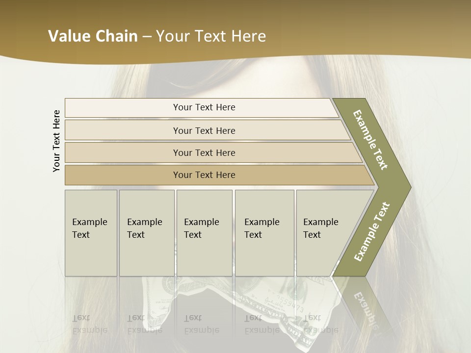 Young Beautiful Finance PowerPoint Template