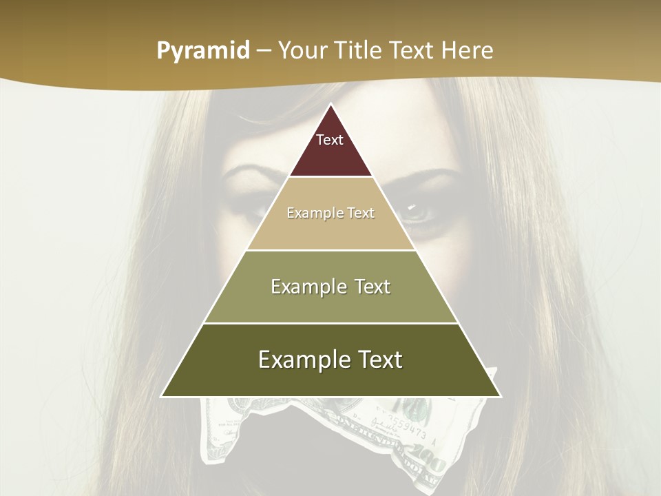 Young Beautiful Finance PowerPoint Template