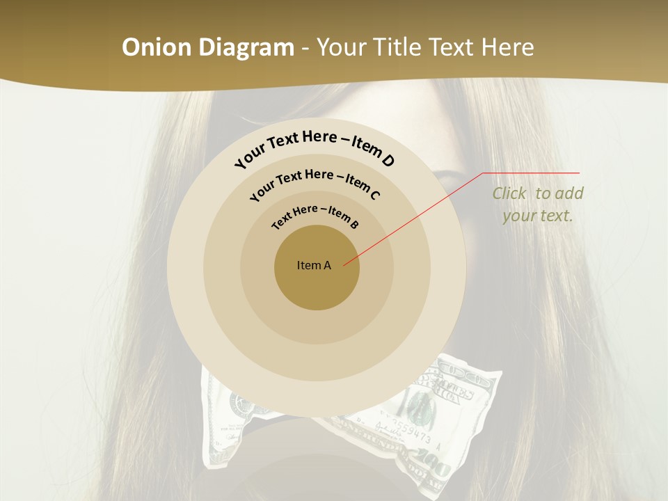 Young Beautiful Finance PowerPoint Template