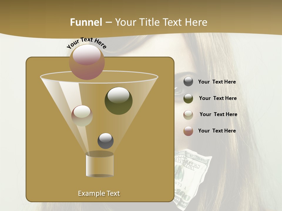 Young Beautiful Finance PowerPoint Template