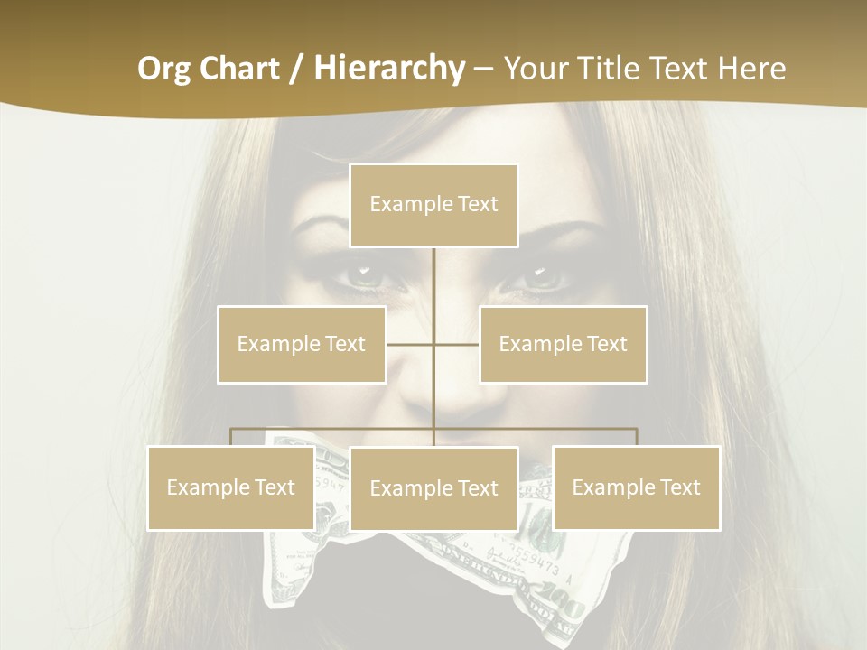 Young Beautiful Finance PowerPoint Template