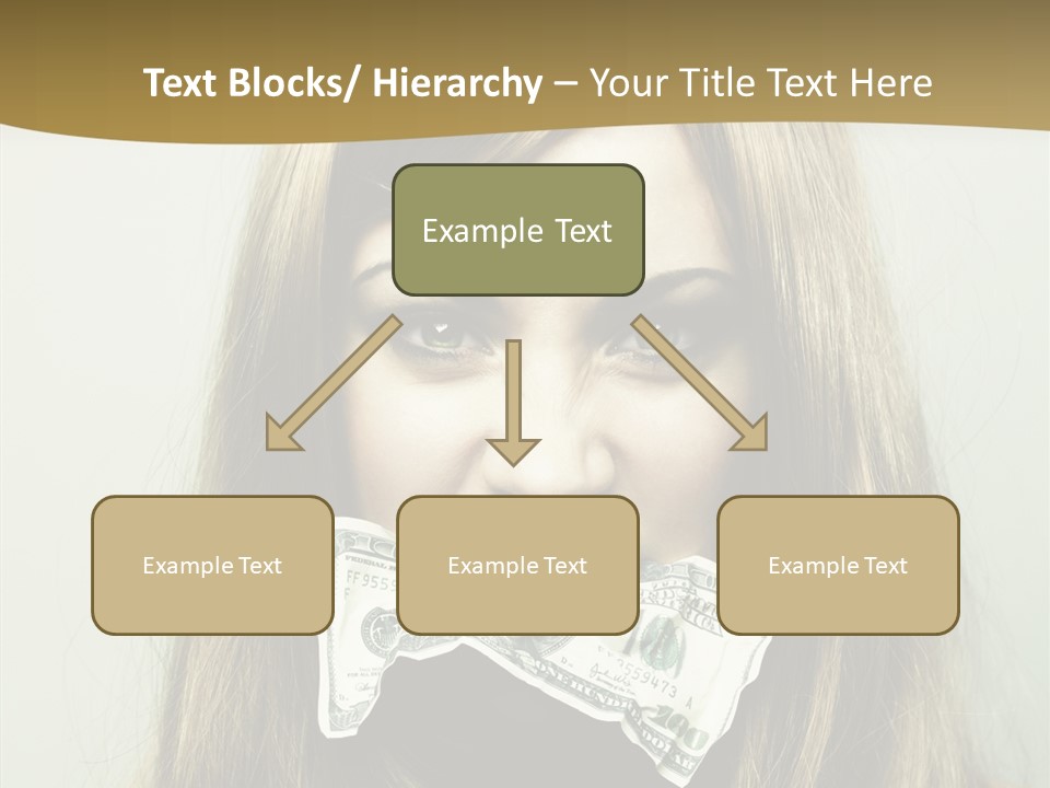 Young Beautiful Finance PowerPoint Template