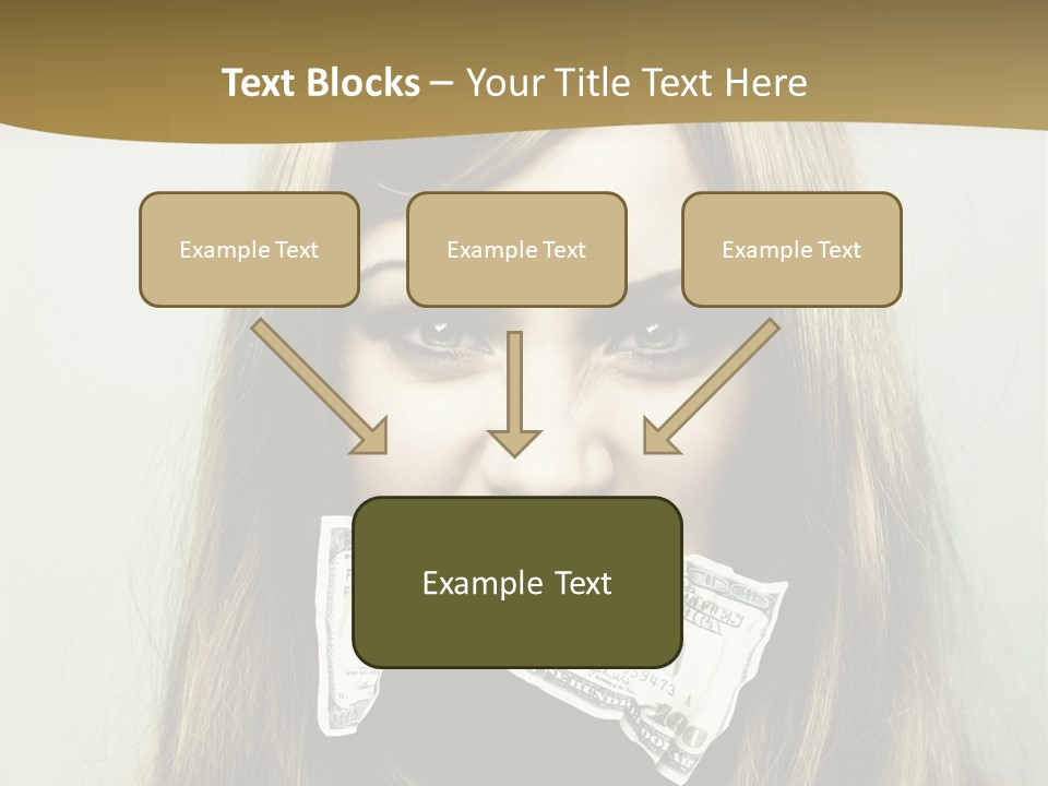 Young Beautiful Finance PowerPoint Template