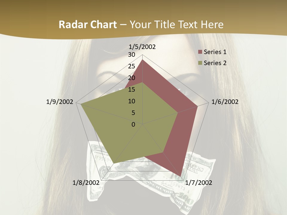 Young Beautiful Finance PowerPoint Template