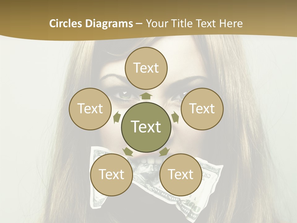 Young Beautiful Finance PowerPoint Template