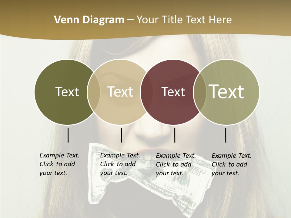 Young Beautiful Finance PowerPoint Template