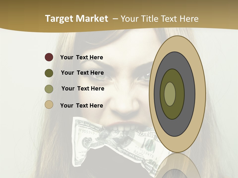 Young Beautiful Finance PowerPoint Template