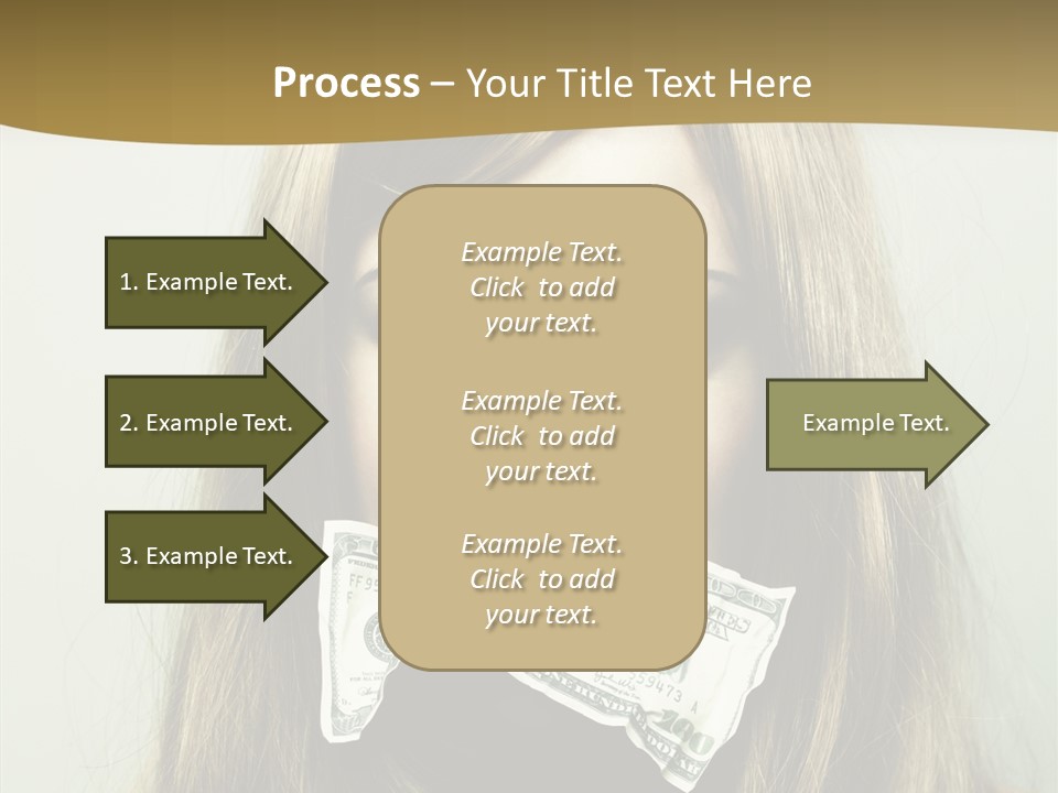 Young Beautiful Finance PowerPoint Template