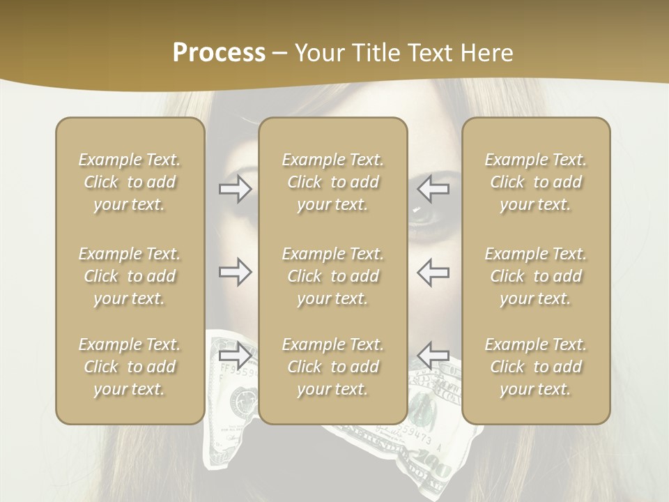 Young Beautiful Finance PowerPoint Template